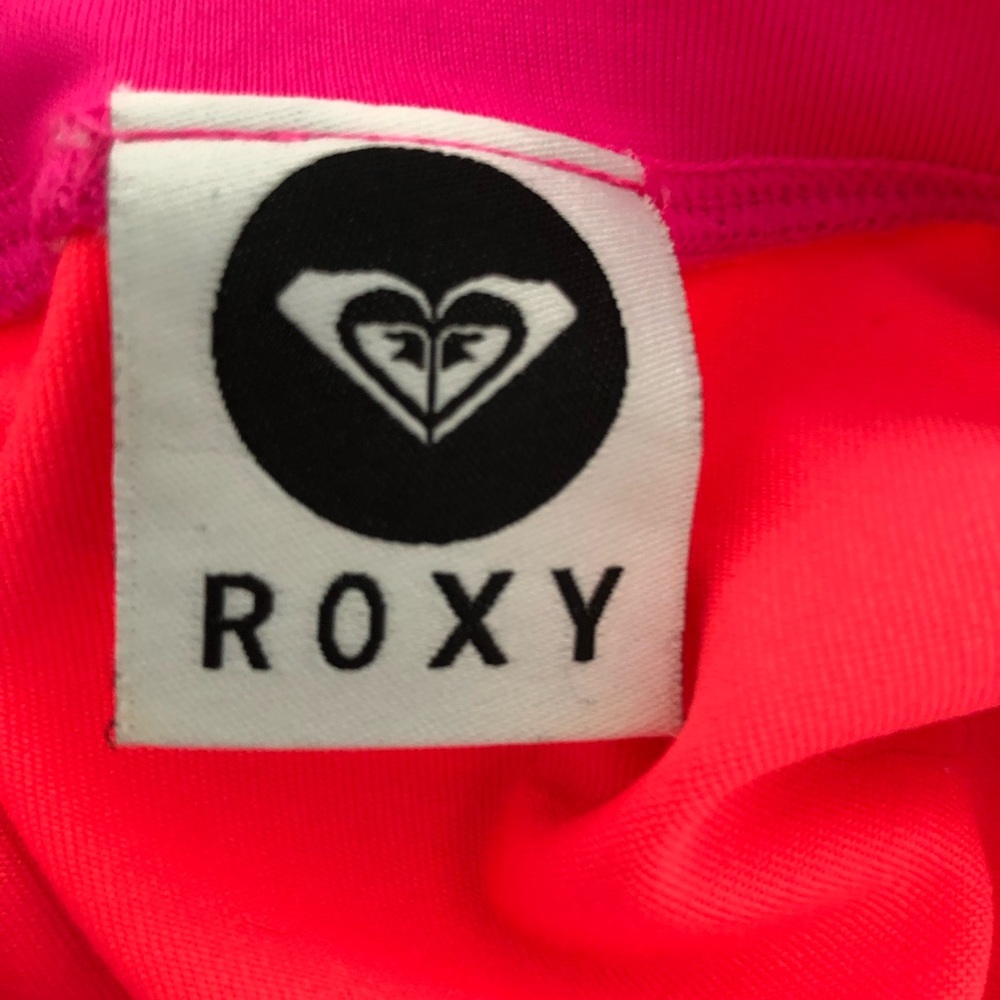 Roxy Pink Rash Guard Top - Picture 6 of 7